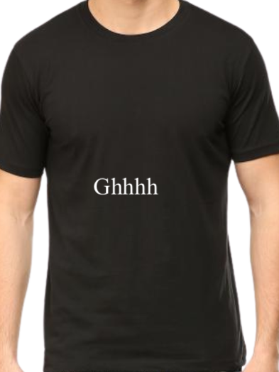 Personalized Men Round Neck T-shirt