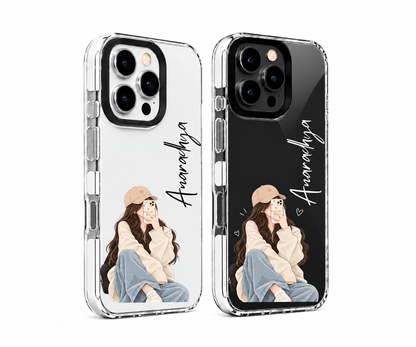 Personalized Name Phone Cover – Cute & Stylish Custom Case for Girls & Women