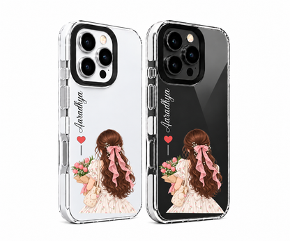 Personalized Name Phone Cover – Cute & Stylish Custom Case for Girls & Women
