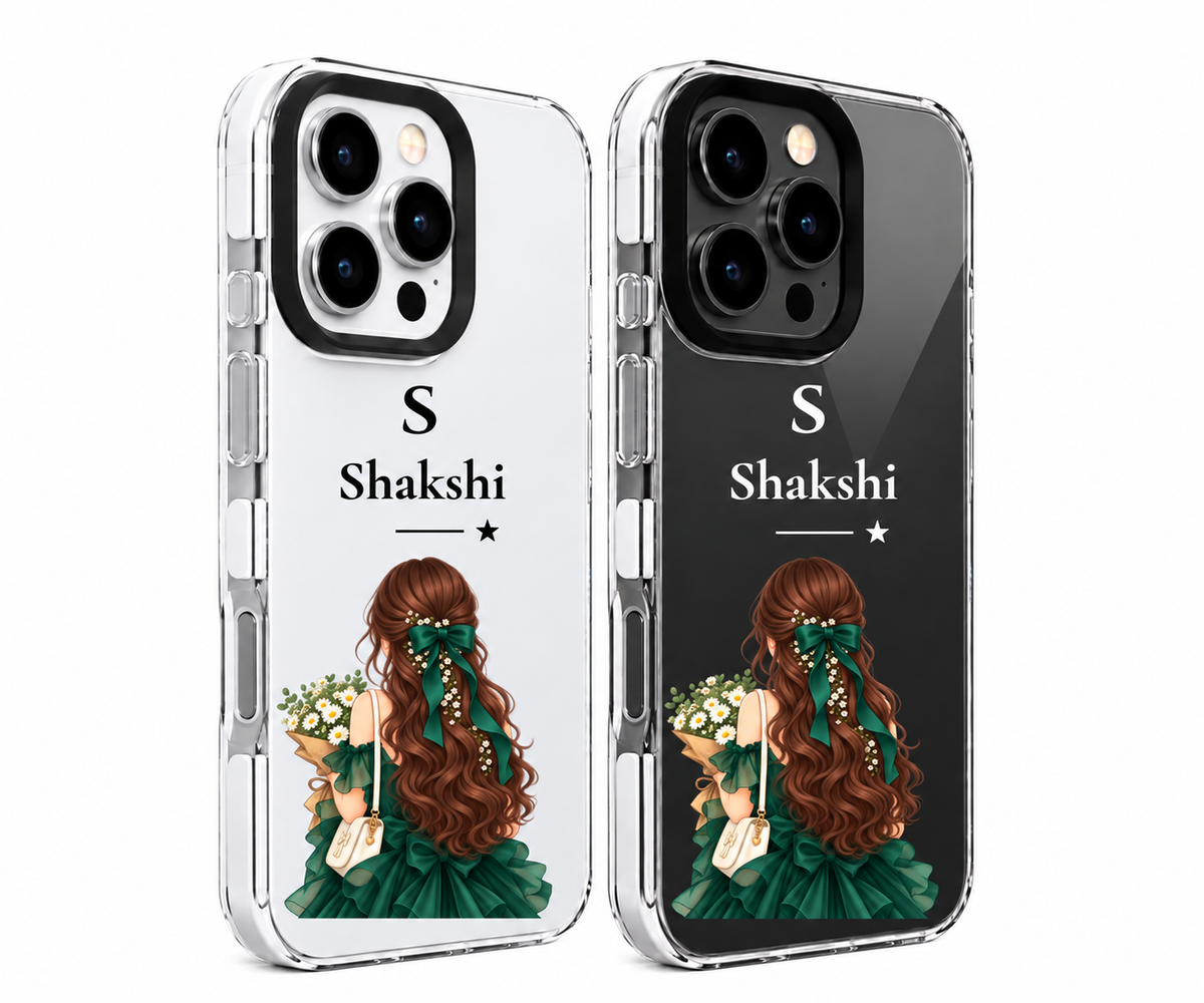 Personalized Name Phone Cover – Cute & Stylish Custom Case for Girls & Women