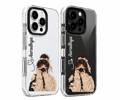 Personalized Name Phone Cover – Cute & Stylish Custom Case for Girls & Women