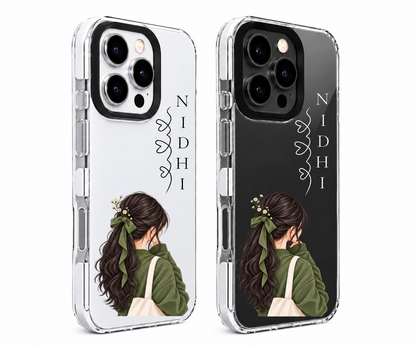 Personalized Name Phone Cover – Cute & Stylish Custom Case for Girls & Women