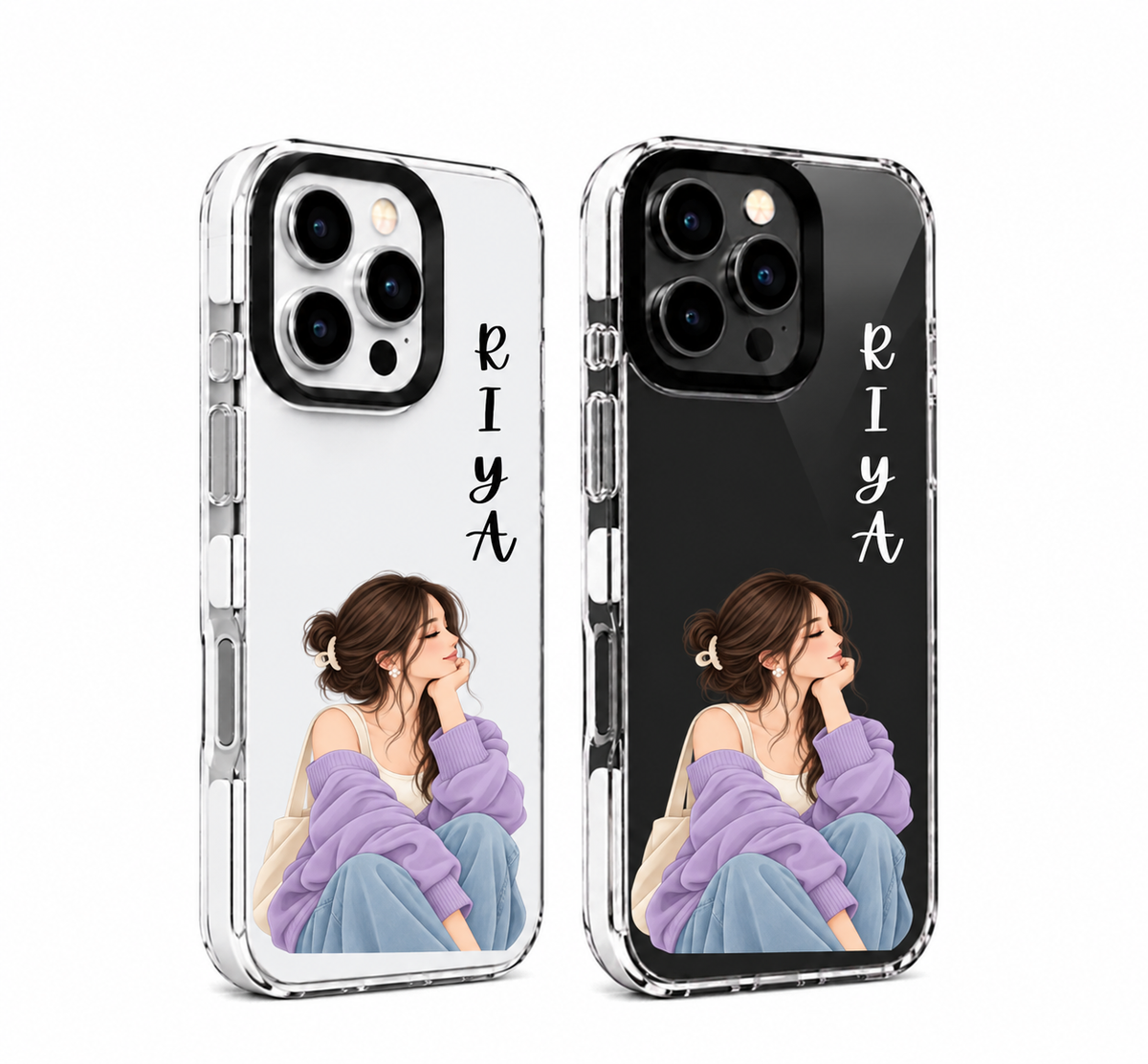 Personalized Name Phone Cover – Cute & Stylish Custom Case for Girls & Women
