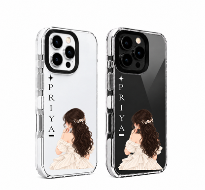 Personalized Name Phone Cover – Cute & Stylish Custom Case for Girls & Women