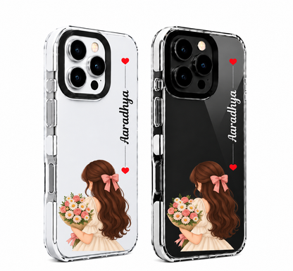 Personalized Name Phone Cover – Cute & Stylish Custom Case for Girls & Women
