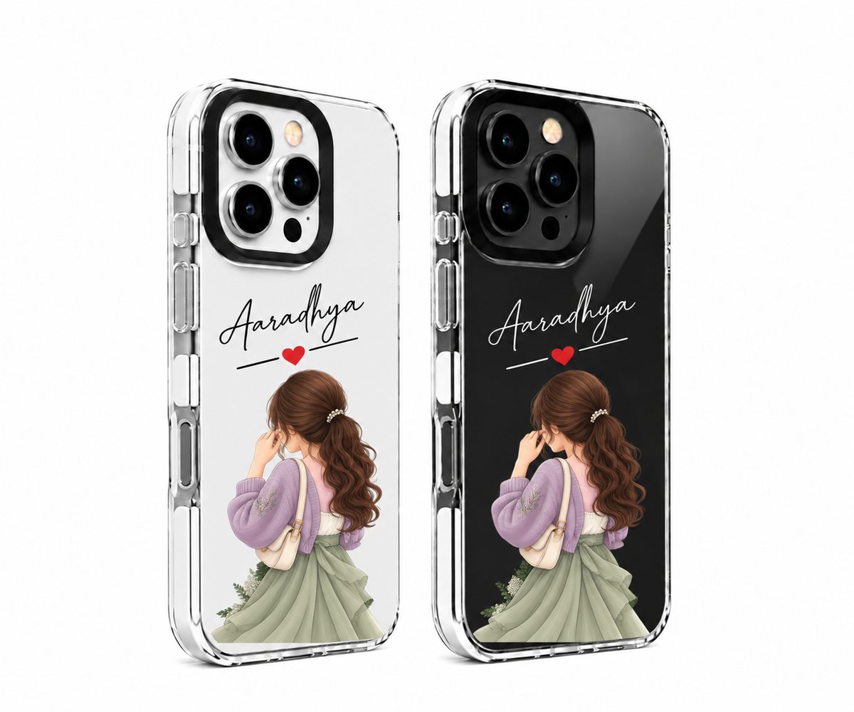 Personalized Name Phone Cover – Cute & Stylish Custom Case for Girls & Women