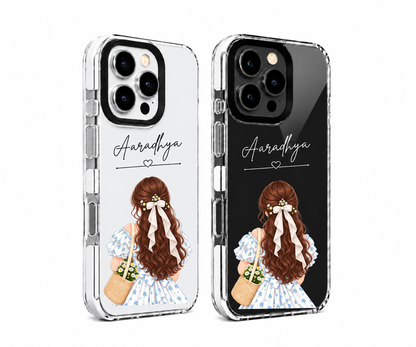 Personalized Name Phone Cover – Cute & Stylish Custom Case for Girls & Women